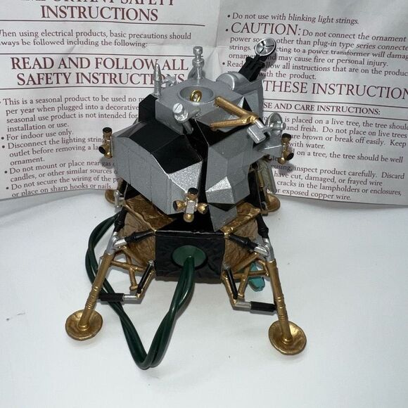 Hallmark Vintage 1998 Apollo Lunar Module Journeys into Space Series, Hallmark K - Picture 11 of 11